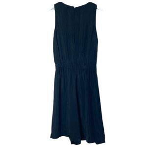 COS‎ Cupro Sleeveless Black Wide Leg Romper 40 \ 10